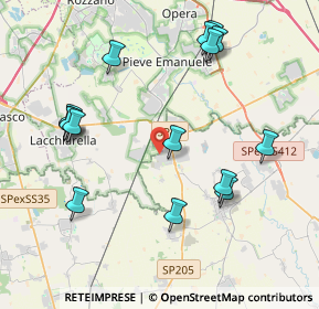 Mappa Via Paolo Borsellino, 27010 Siziano PV, Italia (4.414)