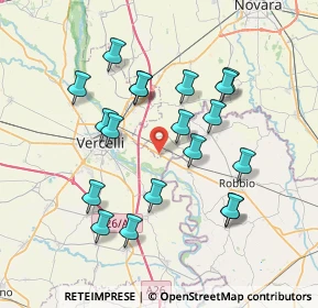 Mappa SP ex Strada Statale 596 dei Cairoli, 27030 Palestro PV, Italia (7.10895)