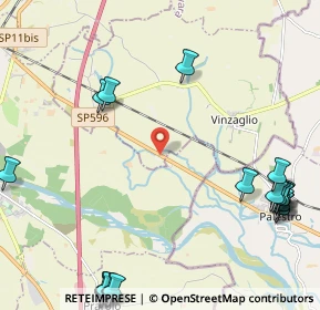 Mappa SP ex Strada Statale 596 dei Cairoli, 27030 Palestro PV, Italia (3.1845)