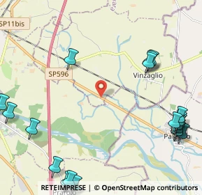 Mappa SP ex Strada Statale 596 dei Cairoli, 27030 Palestro PV, Italia (3.1615)