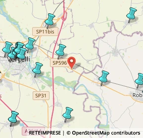 Mappa SP ex Strada Statale 596 dei Cairoli, 27030 Palestro PV, Italia (6.368)