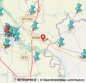 Mappa SP ex Strada Statale 596 dei Cairoli, 27030 Palestro PV, Italia (6.535)