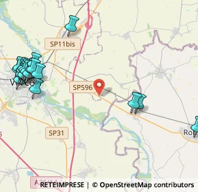 Mappa SP ex Strada Statale 596 dei Cairoli, 27030 Palestro PV, Italia (5.7915)