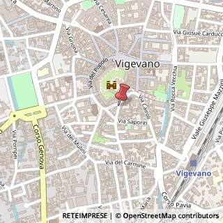 Mappa Via Agnese Riberia, 9, 27029 Vigevano, Pavia (Lombardia)