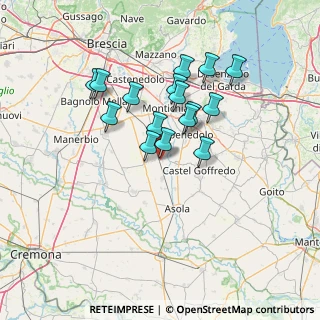 Mappa Via Ottorino Villa, 25010 Visano BS, Italia (11.69438)