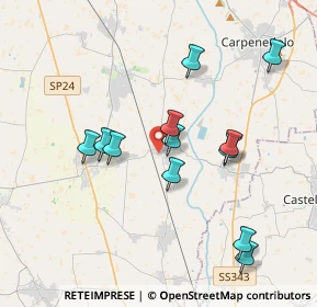 Mappa Via Ottorino Villa, 25010 Visano BS, Italia (3.59083)