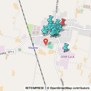 Mappa Via Ottorino Villa, 25010 Visano BS, Italia (0.3695)