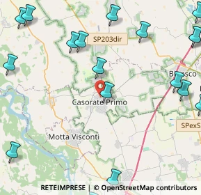 Mappa Via Angelo Vai, 27022 Casorate Primo PV, Italia (6.605)