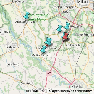 Mappa Via Angelo Vai, 27022 Casorate Primo PV, Italia (5.78182)