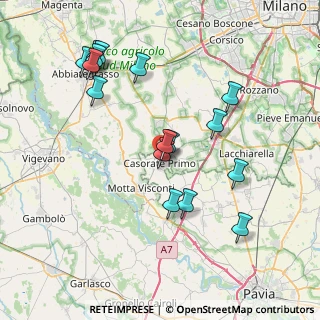 Mappa Via Angelo Vai, 27022 Casorate Primo PV, Italia (7.96563)