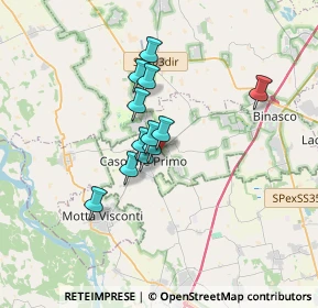 Mappa Via Sandro Pertini, 27022 Casorate primo PV, Italia (2.35333)