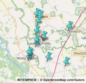 Mappa Via Sandro Pertini, 27022 Casorate primo PV, Italia (3.35077)