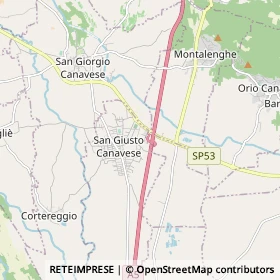 Mappa San Giusto Canavese