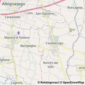 Mappa Casalserugo