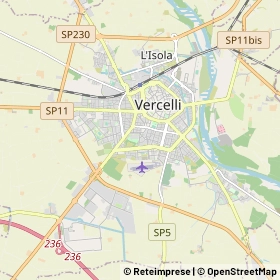 Mappa Vercelli