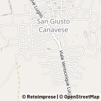 地图 San Giusto Canavese