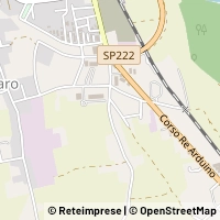 Map Rivarolo Canavese