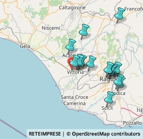 Mappa Contrada Fanello, 97019 Vittoria RG, Italia (15.18)