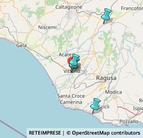 Mappa Via Fernando De Rosa, 97019 Vittoria RG, Italia (43.695)
