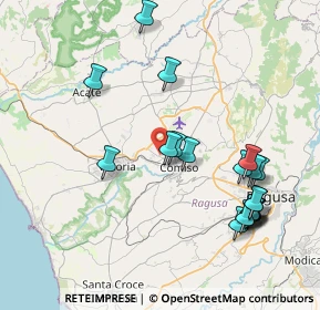 Mappa CONTRADA BOSCO ROTONDO, 97013 Comiso RG, Italia (9.8145)