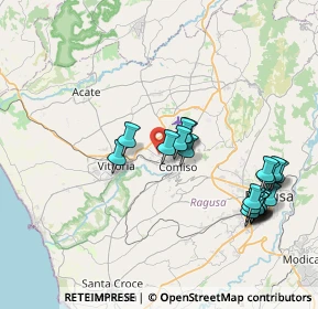 Mappa CONTRADA BOSCO ROTONDO, 97013 Comiso RG, Italia (9.277)