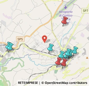 Mappa CONTRADA BOSCO ROTONDO, 97013 Comiso RG, Italia (2.77818)