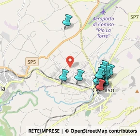 Mappa CONTRADA BOSCO ROTONDO, 97013 Comiso RG, Italia (2.095)