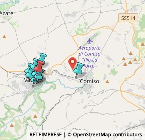 Mappa CONTRADA BOSCO ROTONDO, 97013 Comiso RG, Italia (4.59273)