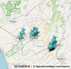 Mappa Contrada Mendolilla, 97013 Comiso RG, Italia (7.82611)