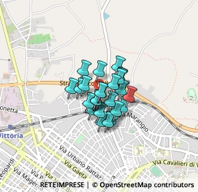 Mappa Via R. Iapichino, 97019 Vittoria RG, Italia (0.24444)