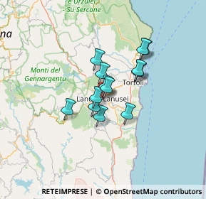 Mappa Via Don Bosco, 08045 Lanusei NU, Italia (9.35923)