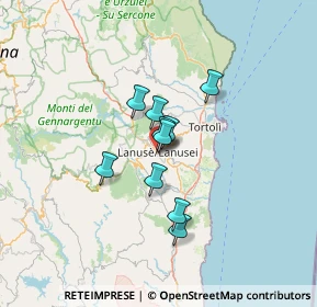 Mappa Via Don Bosco, 08045 Lanusei NU, Italia (14.28417)