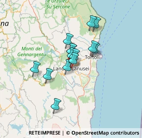 Mappa Via S'Arcu 'e Susu, 08045 Lanusei NU, Italia (10.57571)
