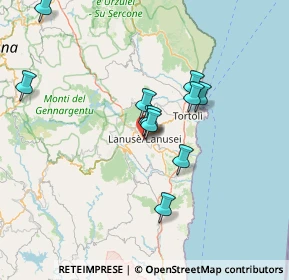 Mappa Via S'Arcu 'e Susu, 08045 Lanusei NU, Italia (13.08636)