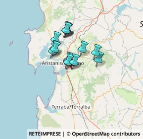 Mappa Via Spinalba, 09090 Palmas Arborea OR, Italia (9.75733)