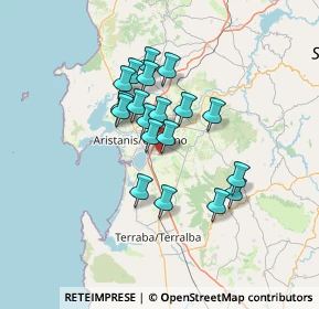 Mappa Via Spinalba, 09090 Palmas Arborea OR, Italia (11.37)