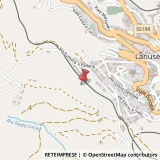 Mappa Viale Funtana 'e Padenti, 2, 08045 Lanusei, Nuoro (Sardegna)