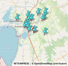 Mappa Via R. Laconi, 09090 Palmas Arborea OR, Italia (6.22133)