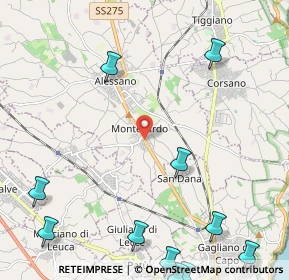 Mappa Via Nazionale, 73031 Alessano LE, Italia (3.59636)