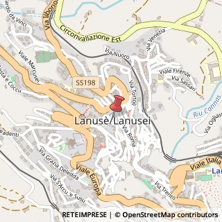 Mappa Via Zanardelli, 1, 08045 Lanusei, Nuoro (Sardegna)