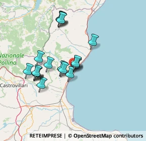 Mappa Via Anassile di Reggio, 87075 Trebisacce CS, Italia (13.5435)