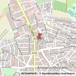 Mappa Via Tirso, 155, 09170 Oristano, Oristano (Sardegna)