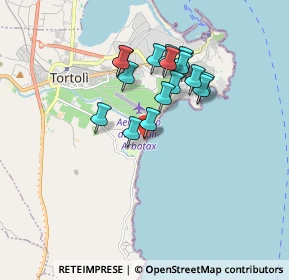 Mappa Spiaggia dell'orologio, 08048 Tortolì NU, Italia (1.57647)