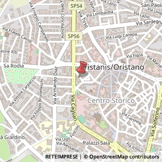 Mappa Via Benedetto Croce, 2, 09170 Oristano, Oristano (Sardegna)