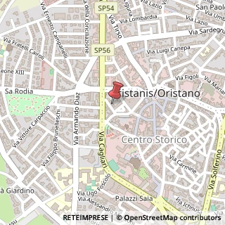 Mappa Via Benedetto Croce, 23, 09170 Oristano, Oristano (Sardegna)