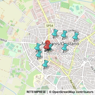 Mappa Via XX Settembre, 09088 Oristano OR, Italia (0.31636)