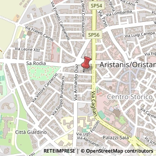 Mappa Via Camillo Cavour, n. 3, 09170 Oristano, Oristano (Sardegna)