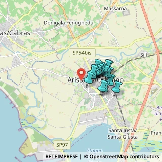 Mappa Via Fosse Ardeatine, 09170 Oristano OR, Italia (1.095)