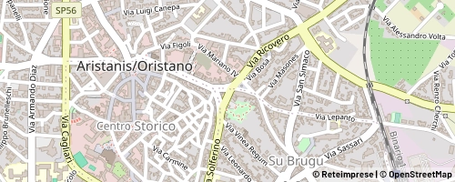 Mappa Oristano