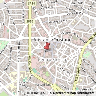 Mappa Via de Castro, 42, 09170 Oristano, Oristano (Sardegna)